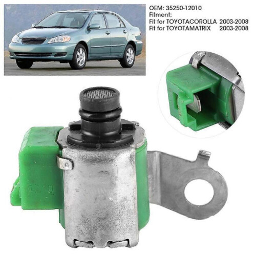 Transmission Shift Solenoid 3525012010 Replacement Fit for TOYOTA COROLLA/MATRIX
