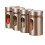 3pcs Stainless Steel Storage Spice Jars for Salt Pepper 5