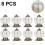 8 Pcs Drawer Knobs Dresser Furniture Knobs Ceramic 38mm Door Knobs 1