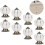 8 Pcs Drawer Knobs Dresser Furniture Knobs Ceramic 38mm Door Knobs 2