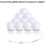 Led Makeup Light Kit - White Dimmable 10 Lights 3