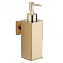 (gold) Wall Mounted 304 Stainless Steel Soap Dispenser For Home Decor (chrome) Lh-1 best gift