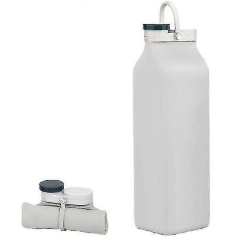 Curly Folding Milk Water Bottle Silicone Kettle Creative Portable Travel
