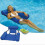 (blue)Floating Chair Pool Seats Inflatable Lazy Water Bed Lounge Chair 1
