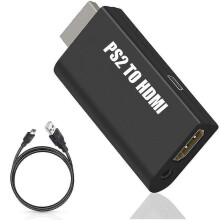 Ps2 To Hdmi Converter Adapter, Video Converter Ps2 To Hdmi Converter with 3.5mm Audio Output for Hdtv Hdmi Monitor Supports All Ps2 Display Modes