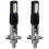 2x H1 6000k Super Bright White 1200lm Drl Led Headlight Kit High-beam 3