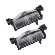 2 Pcs Car License Plate Lamp Shell for Mazda 2 3 M2 M3 2011-2013