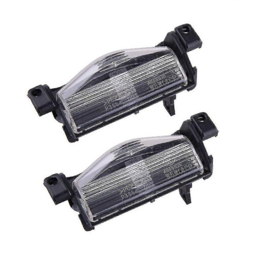 2 Pcs Car License Plate Lamp Shell for Mazda 2 3 M2 M3 2011-2013