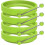 4 Pcs Silicone Egg Ring Mold, Nonstick Pancake Mold Cooking Ring Round with Handle (green) 1