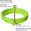 4 Pcs Silicone Egg Ring Mold, Nonstick Pancake Mold Cooking Ring Round with Handle (green) 2