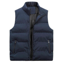 (XL, Dark Blue) Mens Lightweight Packable Puffer Down Vest Sleeveless Quilted Jacket Coat Best Gift
