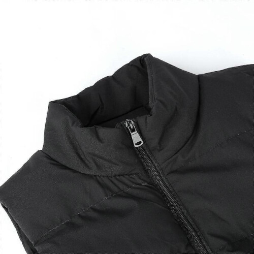 (M, Black) Mens Lightweight Packable Puffer Down Vest Sleeveless Quilted Jacket Coat Best Gift 1