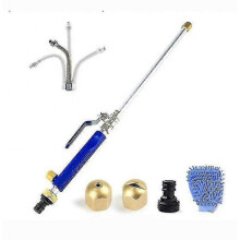 6 Pcs High Pressure Water Lance Hose Nozzle Jet Garden Car Washer Spray Gun Set fiis Best Gift