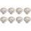 Cabinet Knob 8 Pieces Round Drawer Pull Handle Cabinet Knobs Drawer Knob Cabinet Handle Kitchen Drawer Cabinet Door Knobs White Vintage Cabinet Knob B 4