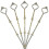 3 Tier Golden Cake Stand(5 Sets) Holder,crown 1