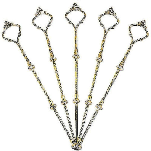 3 Tier Golden Cake Stand(5 Sets) Holder,crown