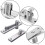 Rotary Hinge,door Pivot Hinge,concealed Pivot,up And Down Pivot Door Hinge,stainless Steel(silver) 3