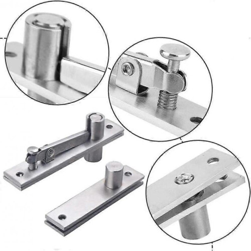 Rotary Hinge,door Pivot Hinge,concealed Pivot,up And Down Pivot Door Hinge,stainless Steel(silver) 2