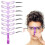 8 Styles Reusable Washable Handle Eyebrow Stencil 1