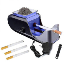 Cigarette Tamping Machine Automatic Cigarette Plug Cigarette Filling Machine Electric Smoking Accessories with Charger and Cleaning Brush