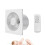 6Inch Adjustable Speed Frequency Conversion Ventilator Fan Exhaust Fan with Remote Control for Bath 4