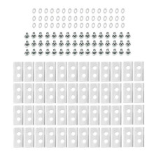 48PCS Replacement Blades for Luba & Yuka All Series Replacement Robotic Lawnmower Blades Gold