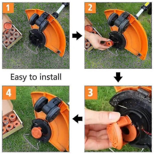 Line Mowing Wire Lawn Mower Accessory with 2 Covers Best Gift 2