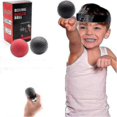 Boxing Reflex Training Balls,speed Fitness Ball with Adjustable Headband 1