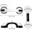 2-pack Of 12" Bathroom Grab Bars Shower Handle with Strong Suction Cup Lh-1 2