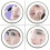 Led Lighted 10x Magnifying Makeup Mirror with Power Locking Suction Cup, Bright Diffused Light And 360 Degree Rotating Adjustable Arm, Portable Cordle 14