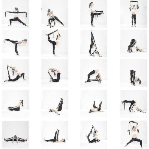Cinch Buckle Cotton Yoga Strap 2