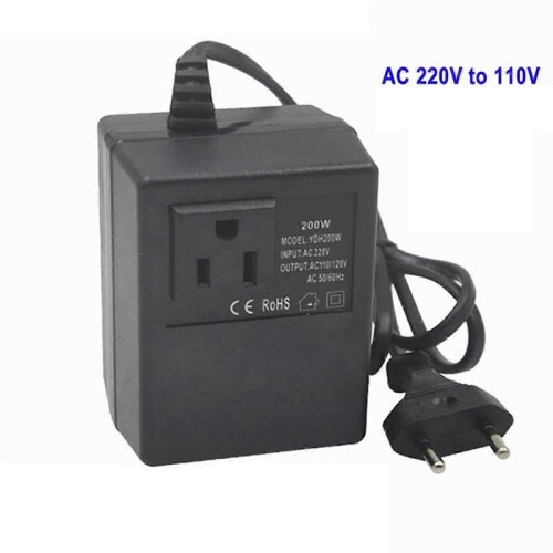 Power Transformer Voltage Regulator 220V to 110V Voltage Converter Step-Down Transformer Invert 200 1