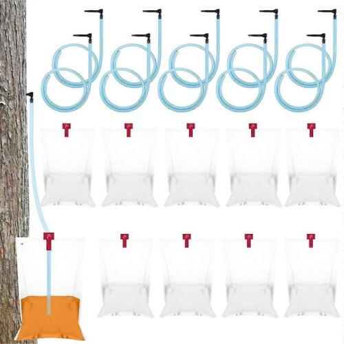 10 Sets Maple Syrup Tapping Kit Include 10 Maple Tree Taps Spiles 10 Pcs 35In Maple Syrup Tubes 10 1