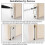 (Silver)8 Pcs Ultra-thin Invisible Magnetic Door Stoppers, Drawer Magnet Catch Best Gift 4