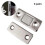 (Silver)8 Pcs Ultra-thin Invisible Magnetic Door Stoppers, Drawer Magnet Catch Best Gift 2