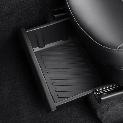 Car Front Row Under Seat Storage Box for Model Y 2025 Under Seat Drawer Type Tray Storage Box 1