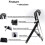Sl Foldable Computer Table Stand, Car Tray with Tray for Heilwiy Travel Cup, Drink And Work Best Gift 4