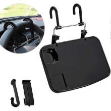 Sl Foldable Computer Table Stand, Car Tray with Tray for Heilwiy Travel Cup, Drink And Work Best Gift