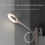 (Pink) Led Clip-on Reading Lamp Dimmable Eye Protection Table Lamp Best Gift 2