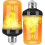 2 Pack E27 LED Flame Light Bulbs 4 Modes with Gravity Sensor Flame Light Bulb for Indoor/Outdoor/Bar 2