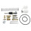 Motorcycle Carburetor Repair Kit for Carburettor PHBE PHBH PHBL Float,Slide Return Spring,,Needle,I 3