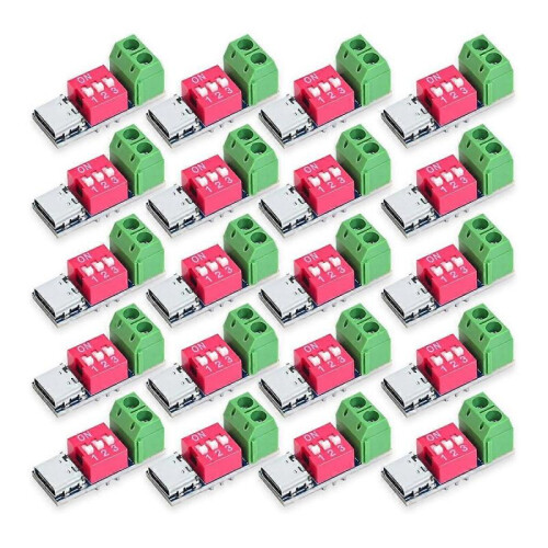 USB-C PD Trigger Board Module PD/QC Decoy Fast Charging USB Type-C to 12V High Speed Charger Power