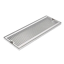 Stainless Steel Drip Tray for Bar, Rectangular Water Catching Tray, Oil Draining Tray, 50x17.5x1.5c