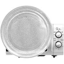 Microwave Oven Glass Plate Microwave Glass Turntable Plate Replacement Flat Base Glass Tray 24.5cm/9.6 Inches (flat Bottom)