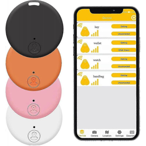 4pcs Wireless Item Locators,key Phone  Alarm Key Finder,sound Locator Tracker,compatible Ios And Android