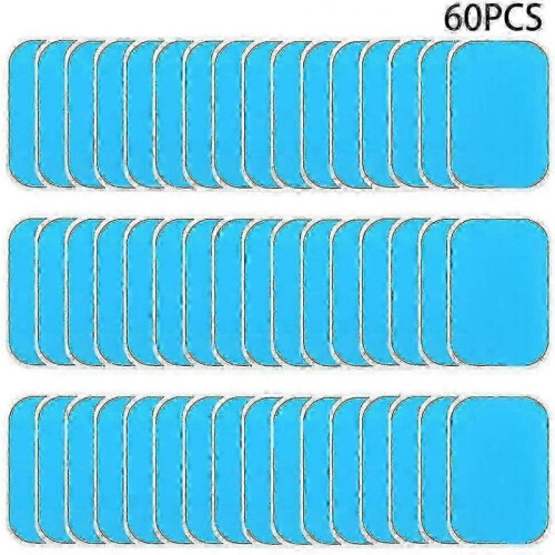 Pack Of 60 Ems Gel Pad, Gels Pad for Ems Trainer Abdominal Trainer Stimulation, Abs Trainer Replacement Gel Sheet Replacement Pad, E 1
