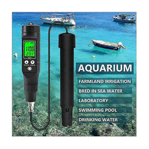 Smart Bluetooth Dissolved Oxygen Meter, Portable 0.0-30Mg/L Dissolved Oxygen Meter Range, Dissolved 2