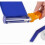 Right Hand Pill Counting Tray with Spatula (Blue - L Shape) 2