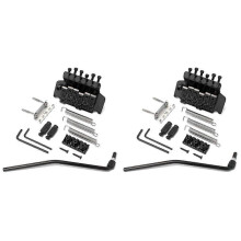 2 Sets of Guitar Bridge Accessories Double Swing Bridge Vibrato System String Board Vibrato Complet