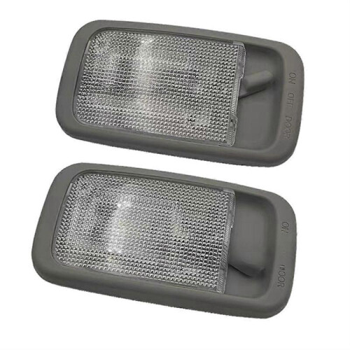 2Pcs Car Overhead Console Reading Lights Ceiling Lamp for 2004-2015 Roof Dome-Map Lamp Assembly 2